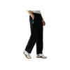 Reebok Comfortable Versatile Trendy Knitted Straight Leg Drawstring Casual Pants Unisex bottoms Black 24FRM607UGH0
