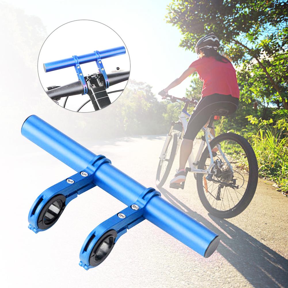 Bicycle Multifunction Handlebar Extension Frame Extend Bracket Bike Light Flashlight Support Clip