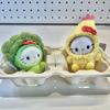 Adorable Hello Kitty Broccoli Plush Keychain Cute Vegetables Kawaii Design With Pink Tag