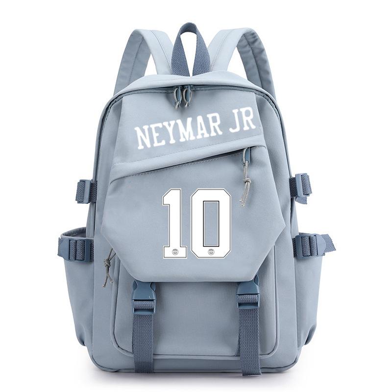 Fußballstar Neymar Jr Druck Rucksack College Student Lässige Tasche