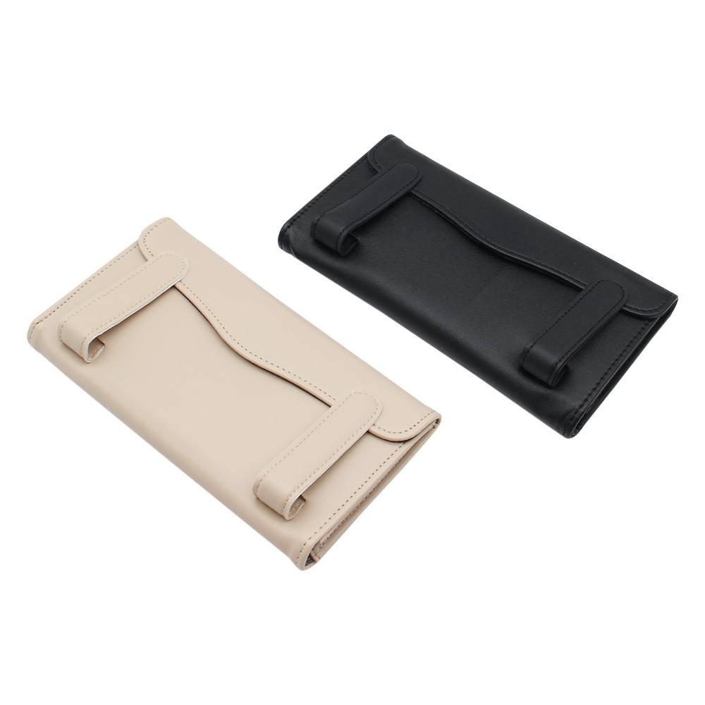 

Clearance sales Car Sunshade Plate Tissue Box Universal Auto Interior Paper Towel Storage Bag Sun Visor Tissue Boxes чёрный