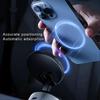 Intelligent Mobile Phone Holder Double-Sided Magnetic Car Mount Black Technology Universal Adsorption Bracket Vacuum Adsorption Stable For Phone