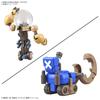 One Piece Chopper Robo Super #2 & #3 Heavy Armor & Horn Dozer Color-Coded Plastic Model Kit