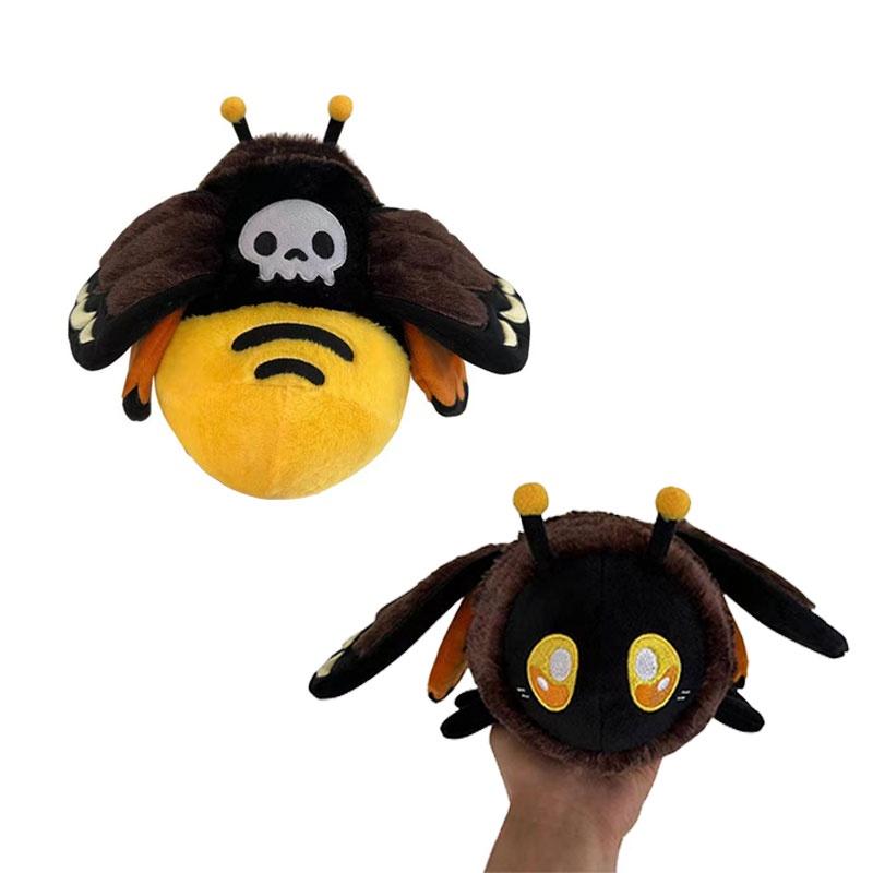Death's Head Hawkmoth Plush Doll 23cm Soft And Fluffy Customizable Design Feather-like Texture