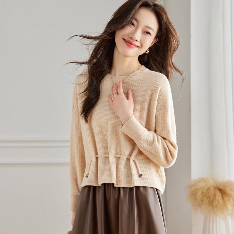 Srcr Women's 100% Wool Knit Sweater