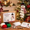 Christmas Snowman Crochet DIY Kit