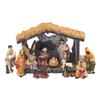 Nativity Scene Religious Tabletop Nativity Scene Figurines Set for Holidays Home Decor