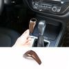 Pine Wood Grain For BMW X1 F48 2016-19 Car Central Console Gear Shift Knob Cover