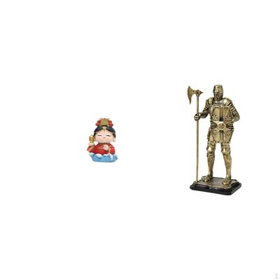 Majestic Knight Resin Figurine Decorative Statue Collectible Birthday Gift Sculpture Tabletop