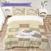Cartoon kitten Pattern Bedding,Quilt Set Quilt Cover Pillowcase Home Birthday Gift (1*duvet cover+2*pillowcase,without core)XSJT0917375