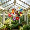 Acrylic Robin Suncatcher Waterproof Beautiful Bird Pendants Handcrafted Birds Hanging Ornament for Family&Friends&Bird Lovers