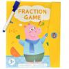 Magnetic Fraction Disc Set for Numerator & Denominator Recognition, Addition & Subtraction - Third Grade Math Teaching Aid