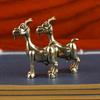 Vintage Brass Goat Statue Retro Animal Sculpture For Home & Office Decor Perfect For Collectors Ornament