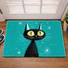 Cute Cat Bathroom Floor Mat Imitation Cashmere Floor Mat Household Bathroom Door Absorbent Foot Mat