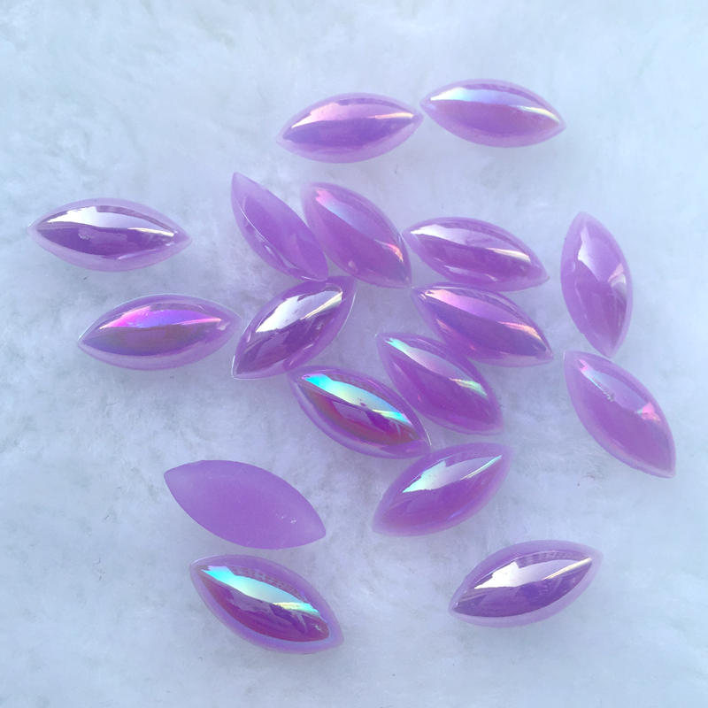 

7*15mm Horse eye Shape Acrylic Rhinestones 40Pcs Flatback Stones Strass For DIY Crafts Jewelry Making -A78