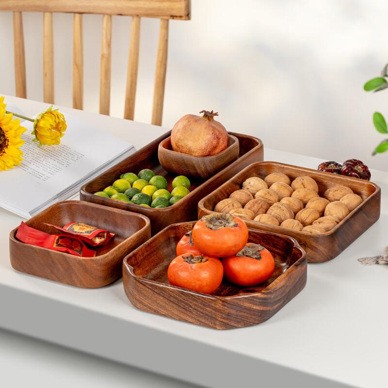 Fengzhi Walnut Wood Serving Bowls & Plates