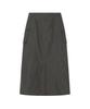 BAUF Pocket Long Cargo Skirt [Charcoal]