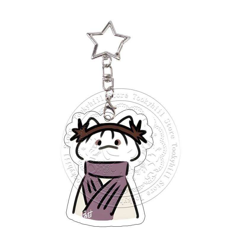 Jujutsu Kaisen Gojo Satoru Acrylic Keychain Exquisite Student Megumi Keyring Bag Decor Pendant Keyring Yuji Birthday Gift