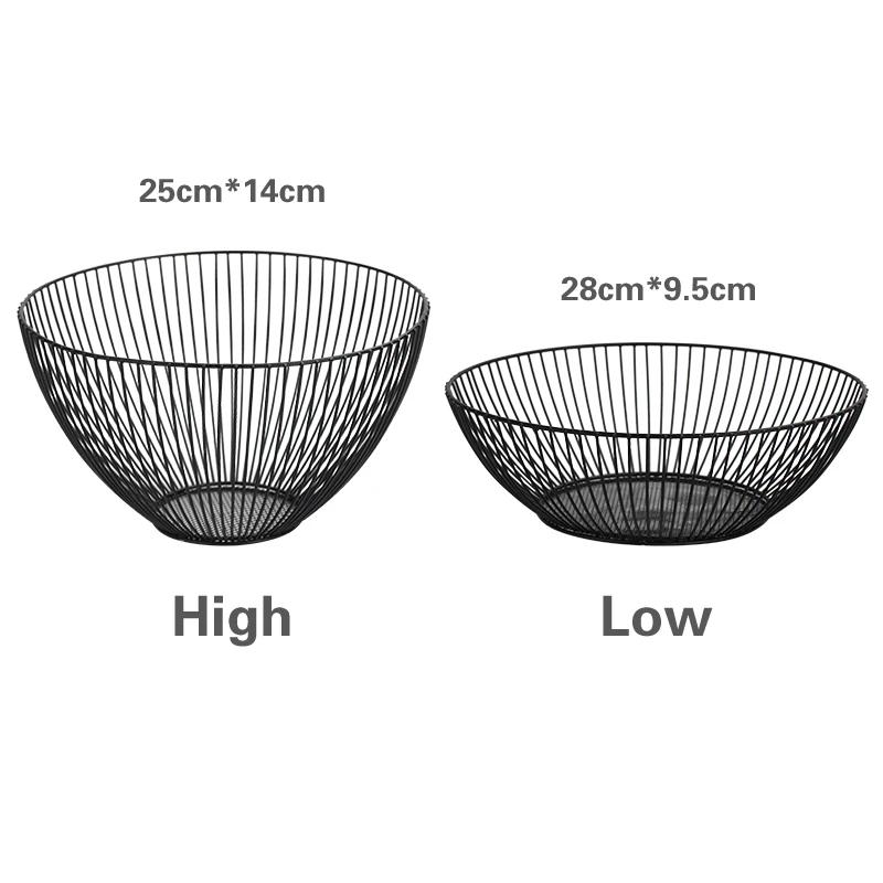 Bol cu fructe suport pentru tort Farfurii veselă Vase Farfurie pentru gustări Coș cu fructe din fier Farfurie creativă pentru fructe Coș de depozitare pentru gustări și bomboane