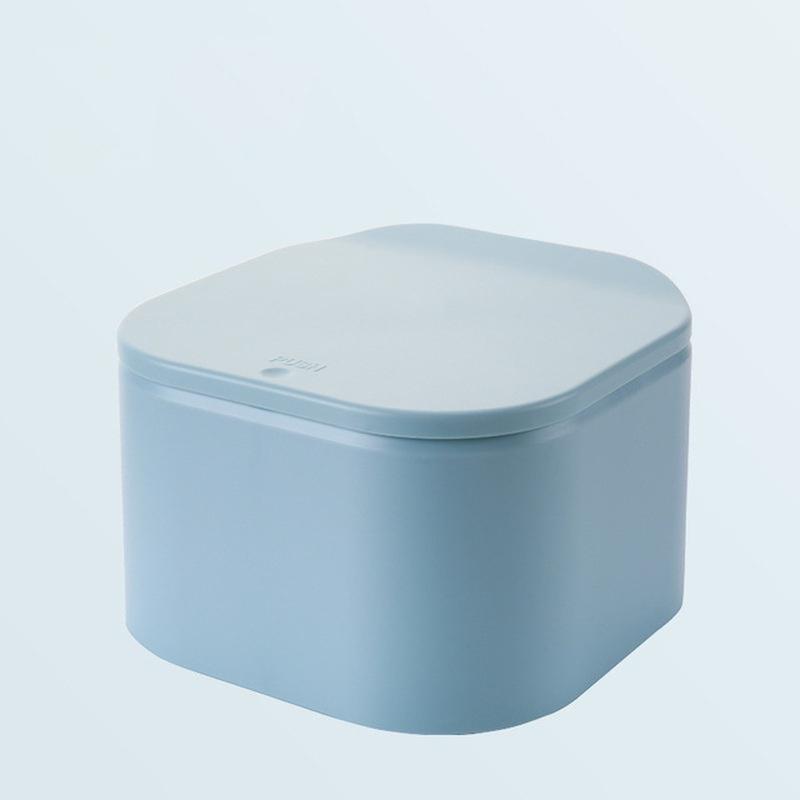 Desktop Small Trash Can Living Room Wastebasket Office Small Trash Can Household Waste Bin Small Desktop Garbage Basket Table