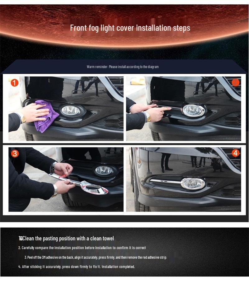 Otai Front & Rear Light Covers for Land Rover Aurora