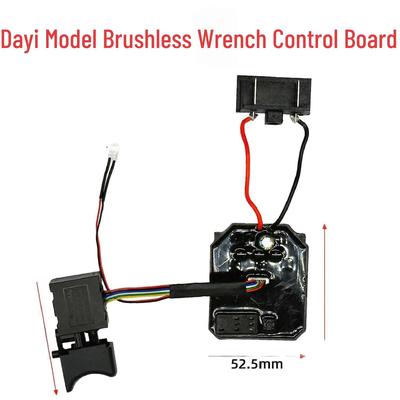Brushless Control Board & 8-Wire Switch Set for Lithium Battery Wrench