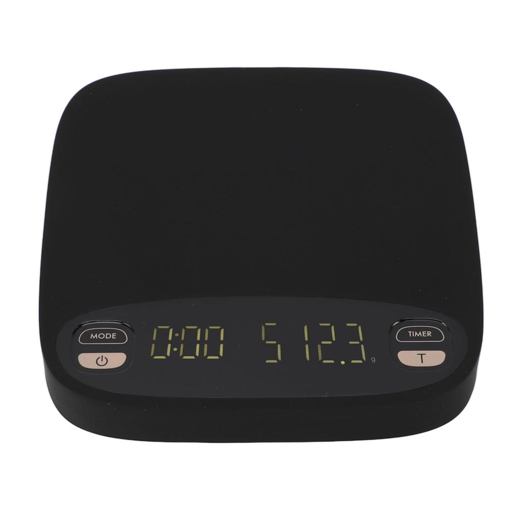 Kaffeewaage, hochpräziser, unsichtbarer Touchscreen, maximale Wiegekapazität 2 kg, 0,1-g-Teilung
