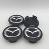 20pcs 3D for Mazda 56mm Car emblem Wheel hub Center Cap Badge covers sticker Decal styling auto Accessories k1
