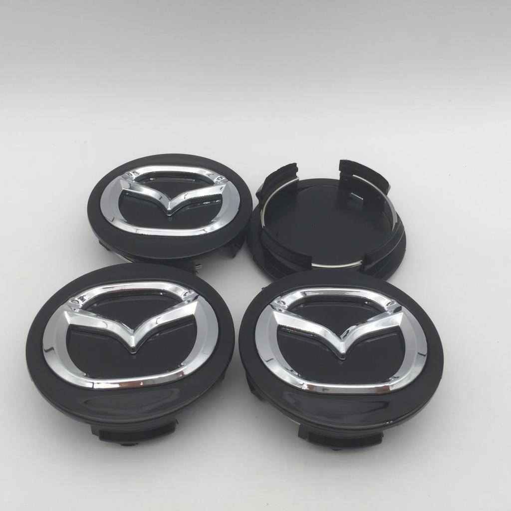20pcs 3D for Mazda 56mm Car emblem Wheel hub Center Cap Badge covers sticker Decal styling auto Accessories k1