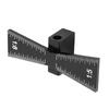 Aluminum alloy dovetail tool, woodworking tool, dovetail  ing connecting rul  1:5 1:8, sturdy and stable, easy to use, tilt