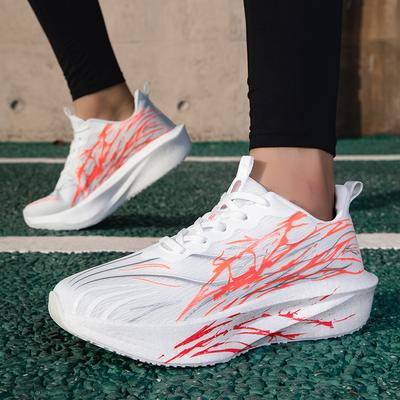 Fashion Carbon-plate Running Shoes Damping Sneakers Unisex Tennis Basketball Trainers Fitness Exercise Sports Shoes