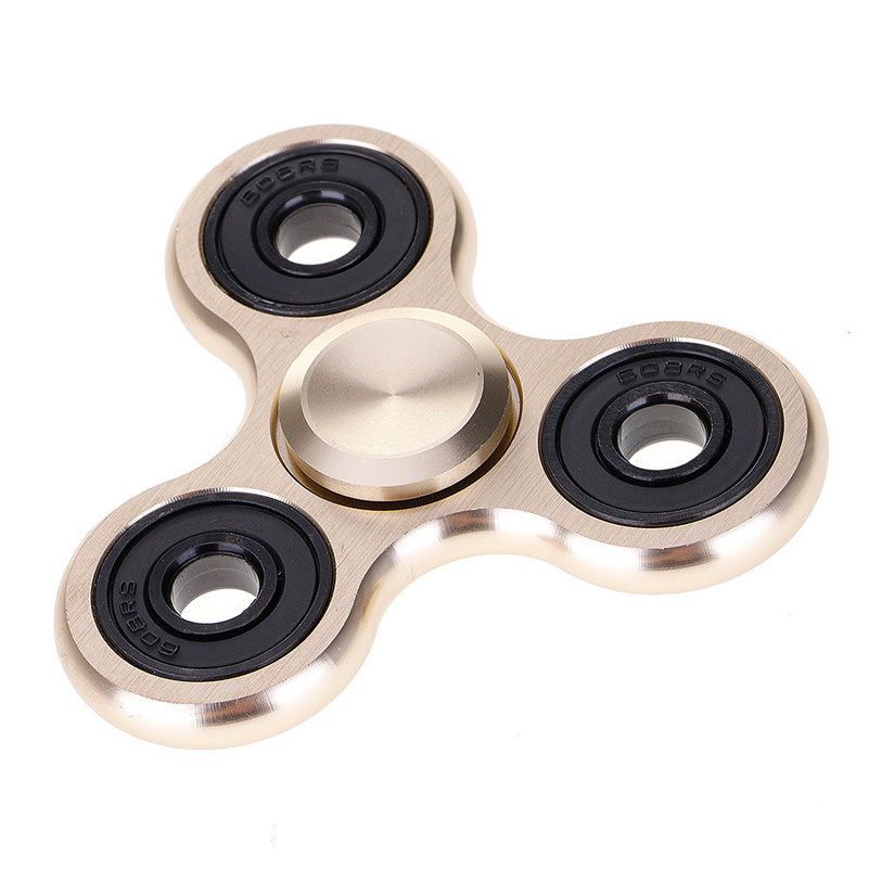 Alloy Spinner Aluminum Tri Spinner Silent Metal Toy Relief Stress