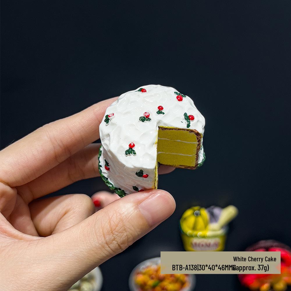 3D Cartoon Ice Cream Cone Cake Refrigerator Magnet Toy Decoration Accessories