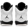 Air Jordan 5 Retro PS Białe Czarne Dziecięce Sneakersy Żaglowe Metaliczno-Srebrne 440889-110