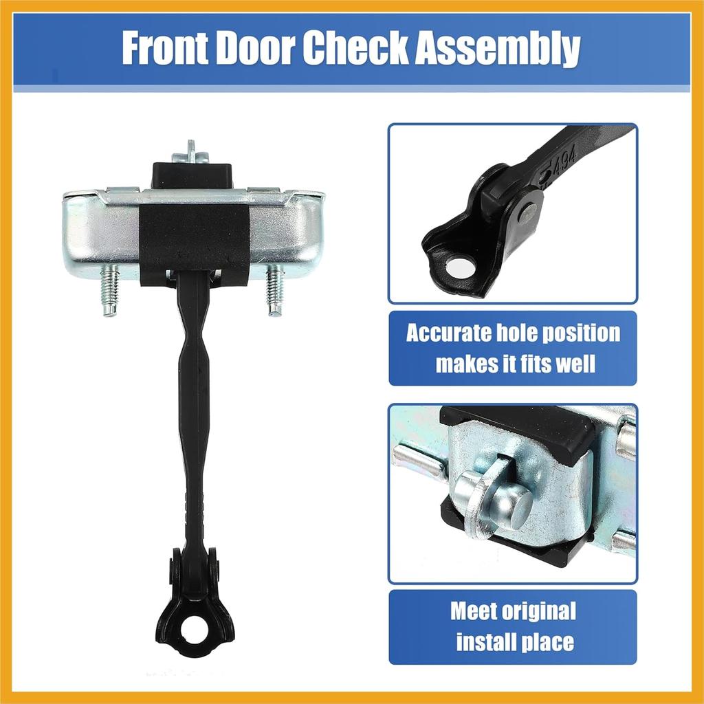Front Left Door Check Bracket Stop Strap 68620-AE011 for Toyota Sienna 2004-2010 Car Door Check Arm Assembly LH Driver Side Door Check Strap Stopper