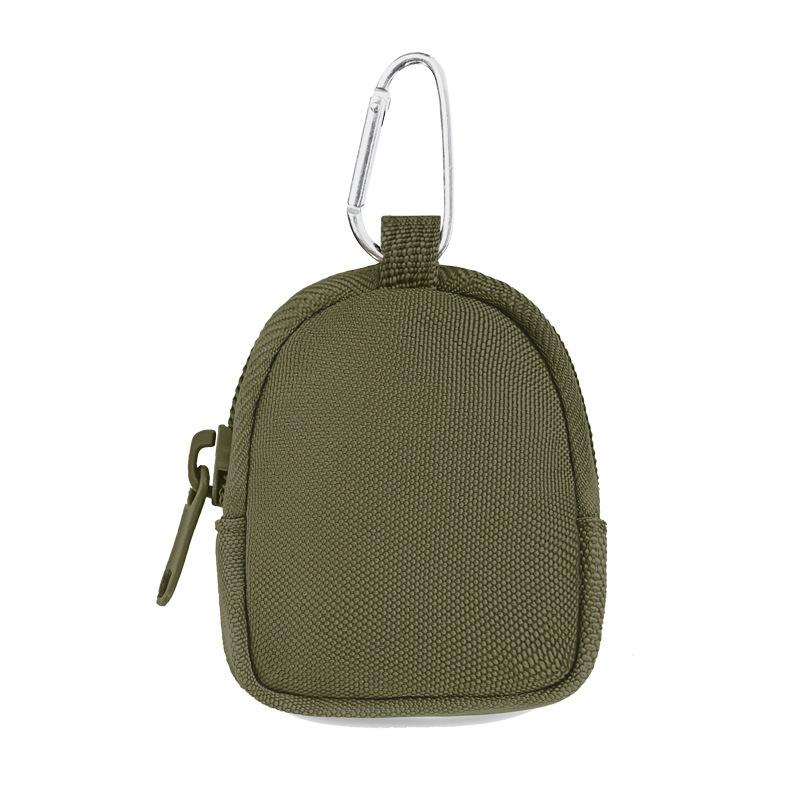 Mini Portable Coin Pouch Key Wallet Holder Men Coin Purses Pouch Bag Keychain Zipper Pocket Outdoor Key Bag