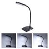 LED Desk Lamp Home Salon Office Beauty Tattoo Microblading Flexible Adjustable Dimmable Table Lamp (Black)