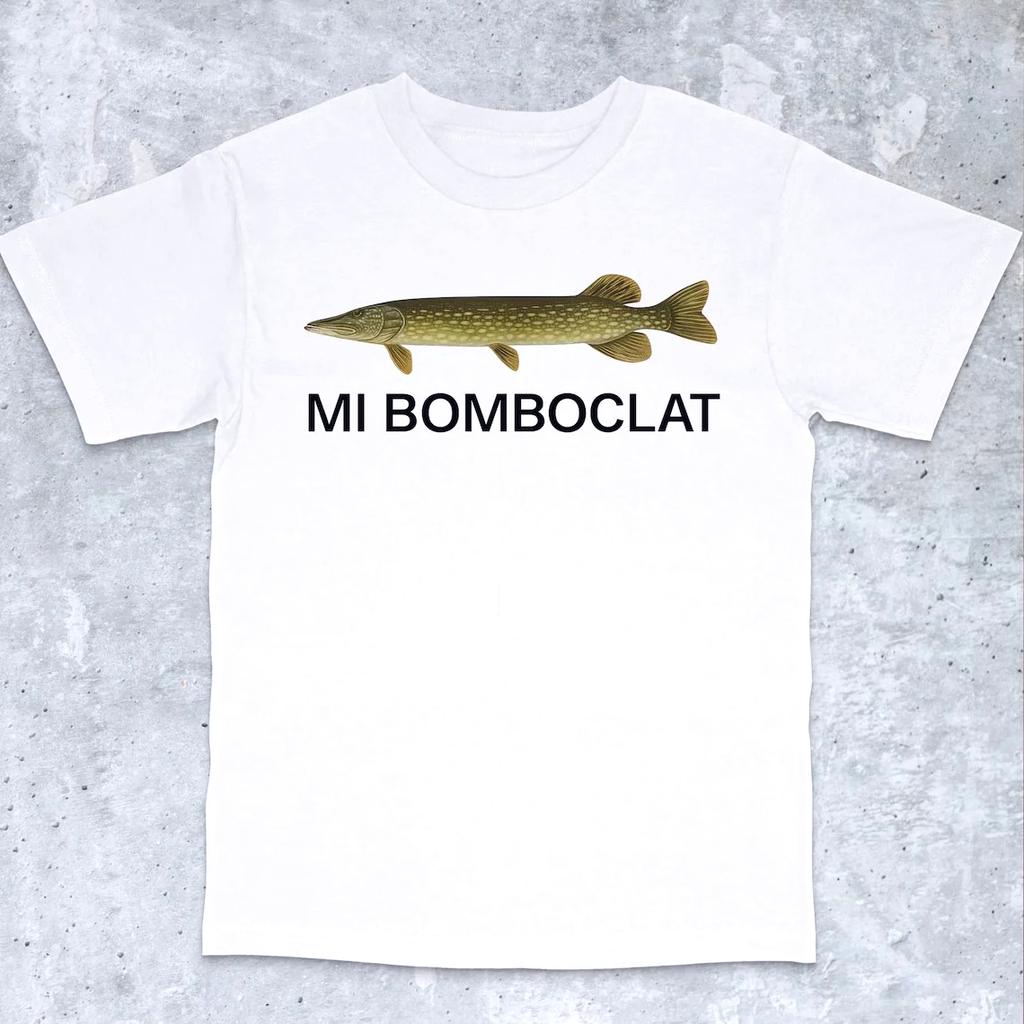 I Love Fish T-Shirt Retro Fishing Shirt Bass Fishing T-Shirt Funny Fishing Shirt Stupid Meme Shirt Brain Rot Women Y2k Clothing