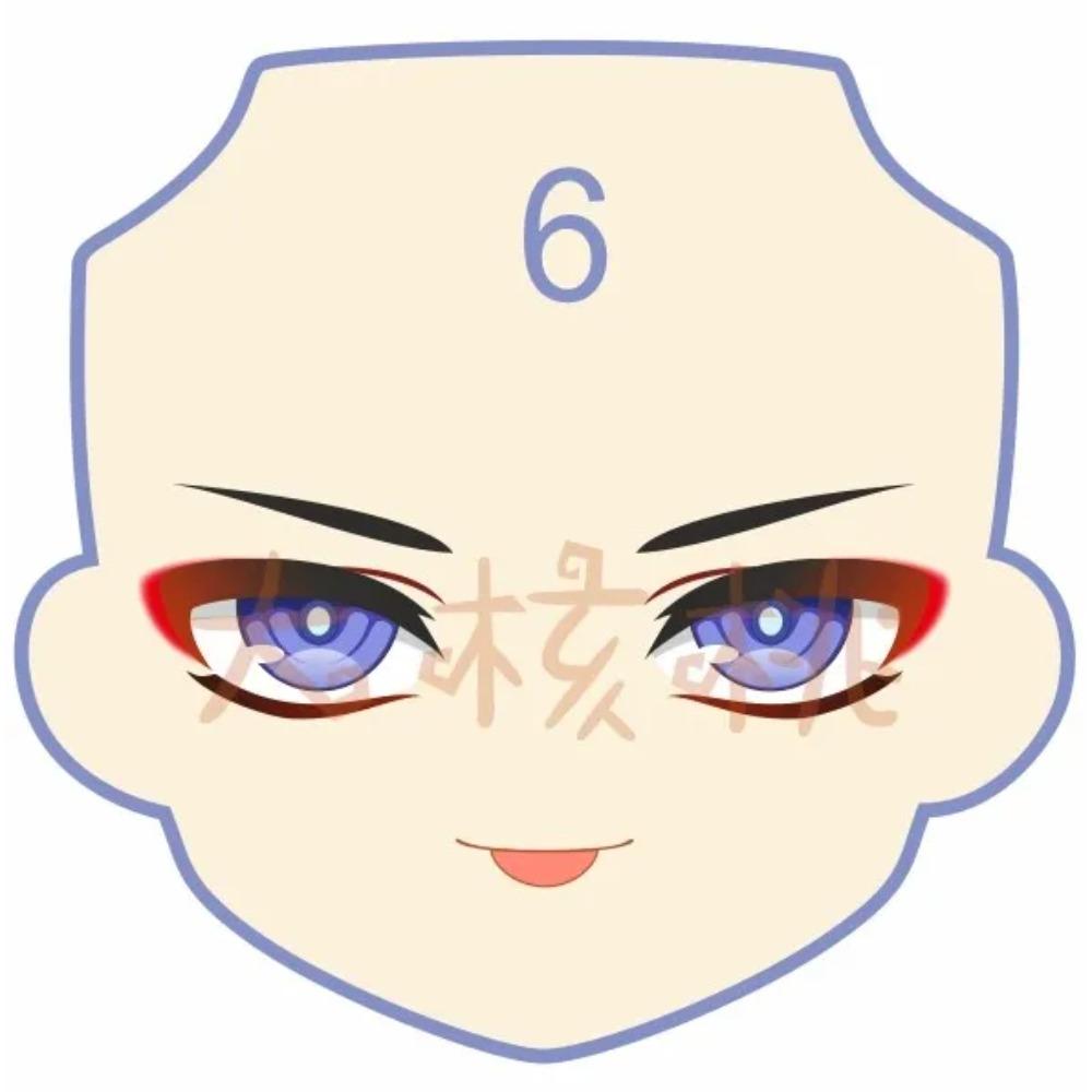 Anime Game Wanderer Ob24 Ob22 P20 Doll Hair Face Clothes Toy Cosplay 1/6 Bjd Costumes Handmade Decorations Toys Accessories