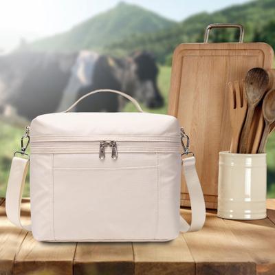 Insulated Lunch Bag for Adults Lightweight Nylon Waterproof Lunch Box with Removable Strap