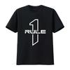 Rule 1 Protein Powder T Shirt Vintage Comfortable Versatile Homme Fashion Casual Breathable Stretched Soft Stylish
