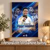 Jude Bellingham Custom Name Text 5D Diamond Painting Kit DIY Full Drill Diamond Art Decoration
