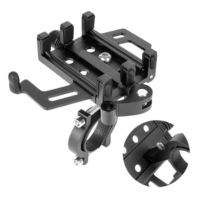 360 Degree Rotatable Bike Phone Holder Comfortable Viewing Angles Phone Stand for Smooth Cycling Experiences