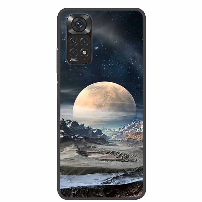 For Redmi Note 11 Cases Note11s Painted Soft TPU Silicone Phone Cases for Xiaomi Redmi Note 11 Pro 5G Cover Coque Note11s 4G Bag