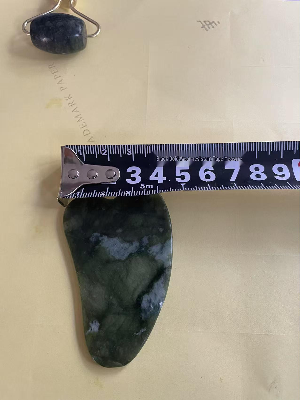 Jade Double-Head Face Roller Massage Set