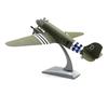 Scale 1/100 Model Diecast Alloy C-47 DC3 Transport Aircraft Model Model Plane Kits To Build Airplanes Decoration Collection