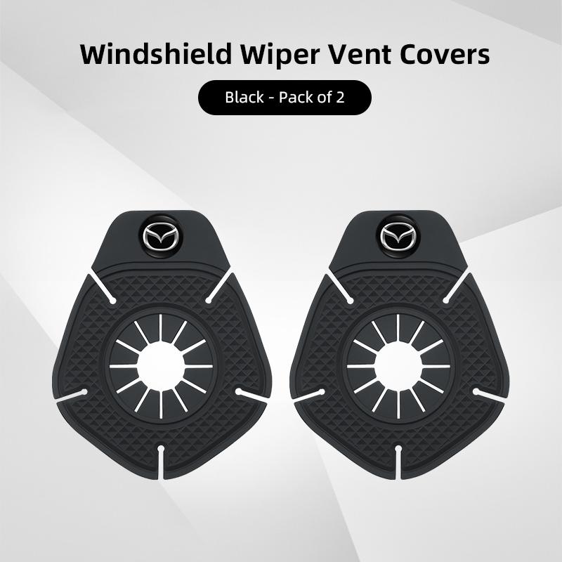 2Pcs Car Windshield Wiper Hole Silicone Protective Cover Accessories For Mazda 3 CX7 Demio CX30 MX3 5 2 6 CX5 Axela CX3 CX9 MX5 FF24