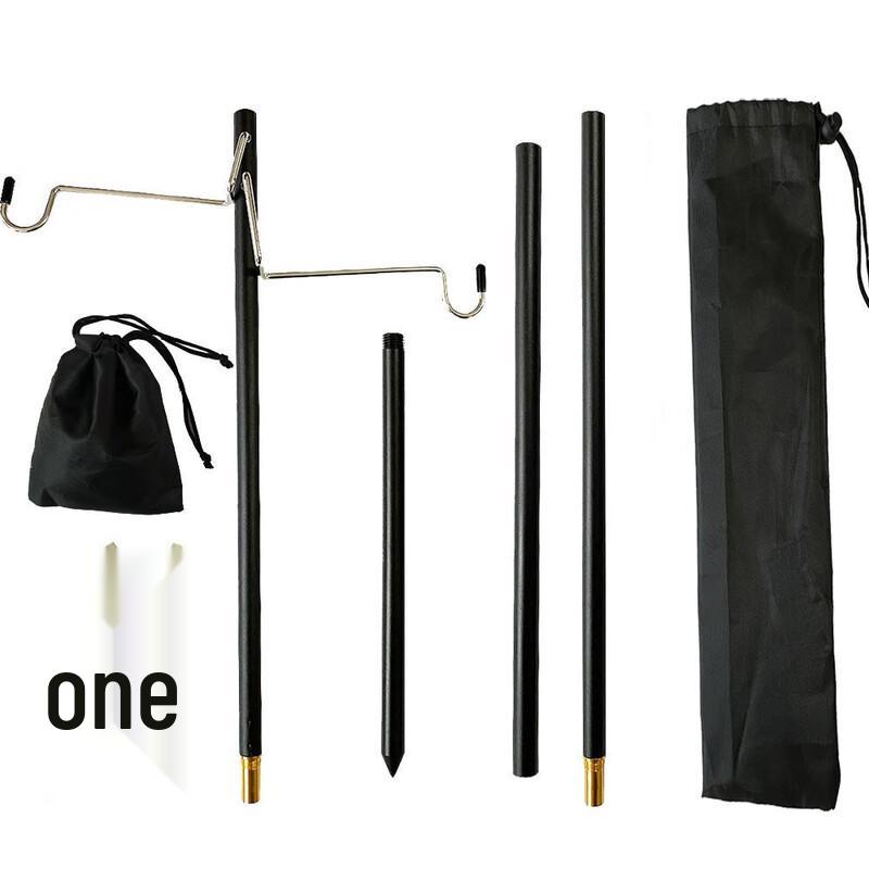 NIDU Outdoor Portable Folding Aluminum Camping Light Pole