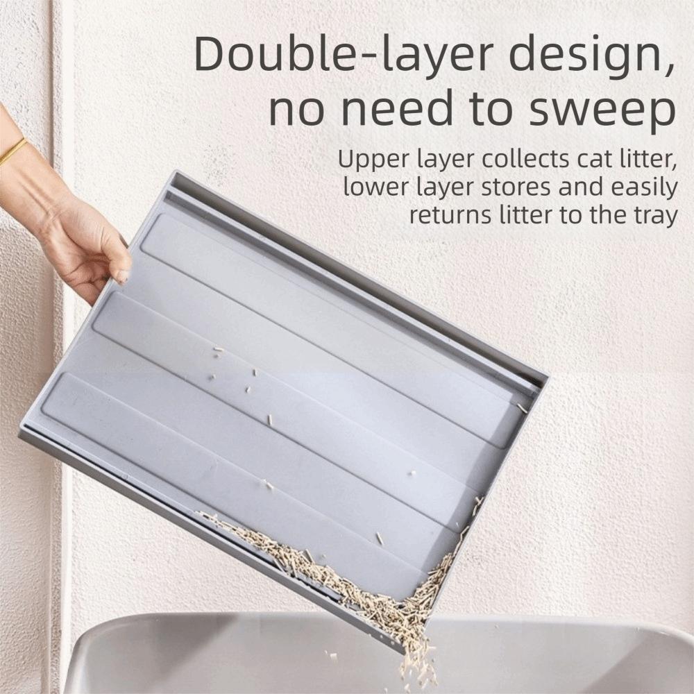 Waterproof Cat Litter Stair Non Slip Cat Litter Box Ramp Cat Litter Box Footrest Pet Toilet
