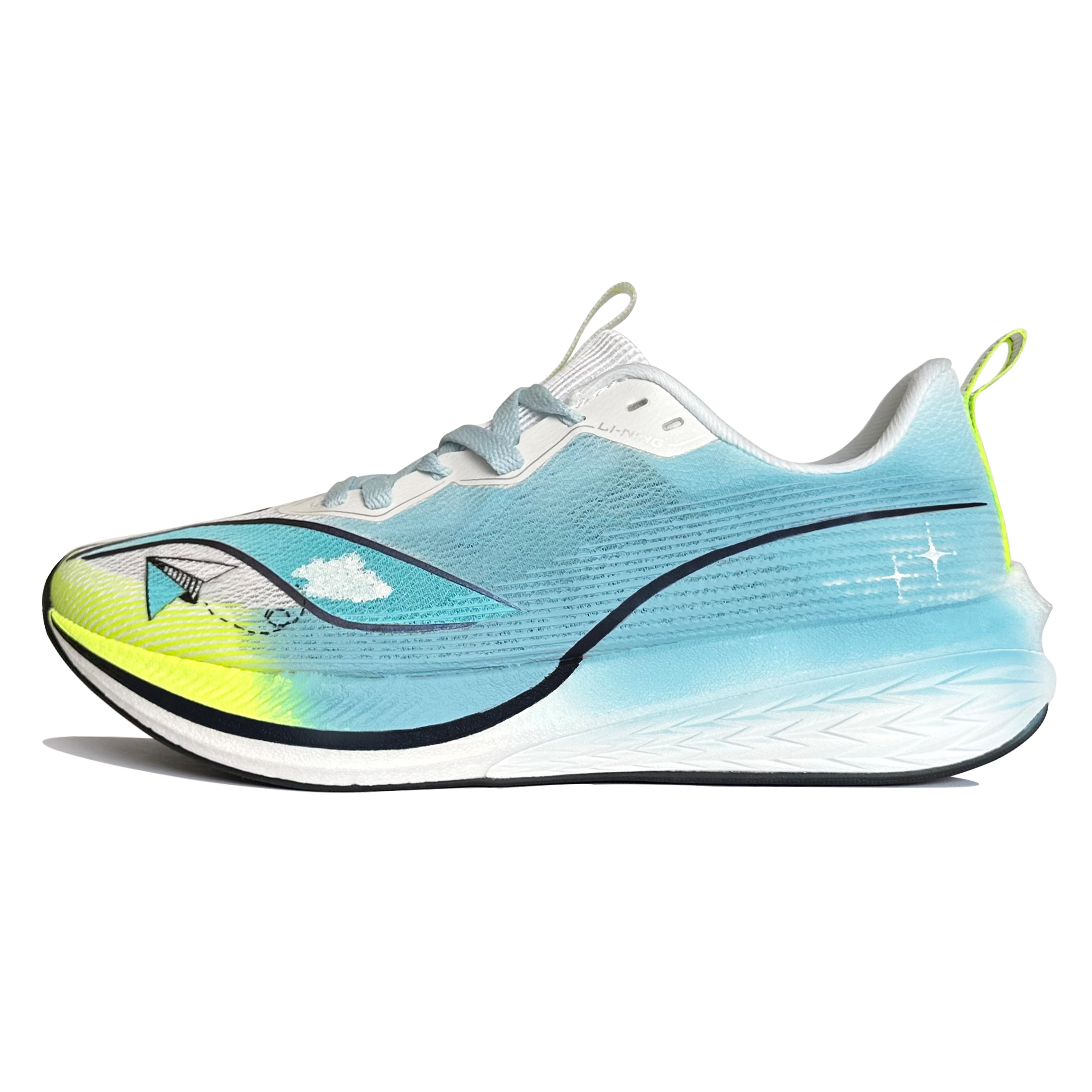 

Li Ning Red Hare 6 Pro Низкие Беговые Кроссовки Мужские Сине-Белые ARMT013-1(КомандаК-) 43